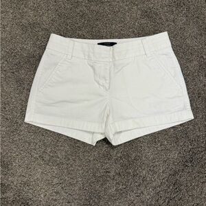 J. Crew Women's Chino White Shorts